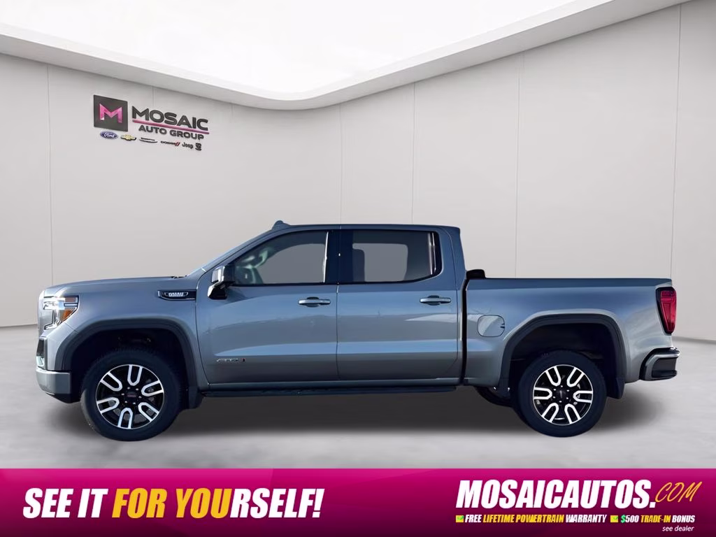 2021 Satin Steel Metallic GMC Sierra 1500 AT4 4X4 Truck