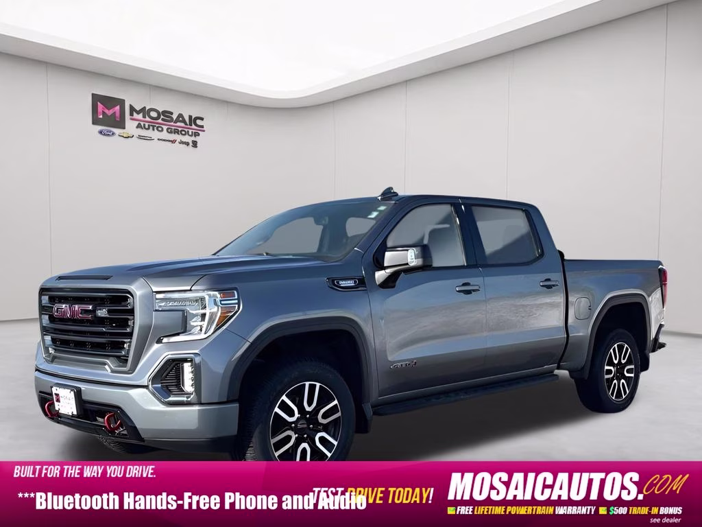 2021 Satin Steel Metallic GMC Sierra 1500 AT4 4X4 Truck