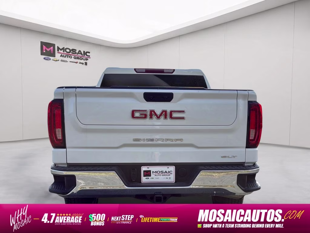 2025 Summit White GMC Sierra 1500 SLT 4X4 Truck