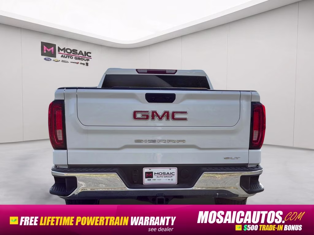2025 Summit White GMC Sierra 1500 SLT 4X4 Truck