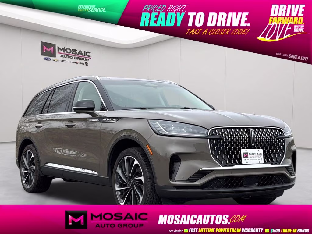 2025 Harbor Gray Clearcoat Lincoln Aviator Reserve AWD SUV