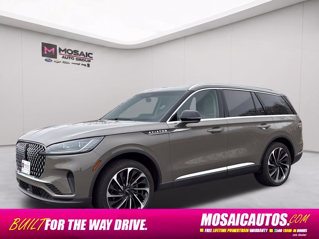 2025 Harbor Gray Clearcoat Lincoln Aviator Reserve AWD SUV