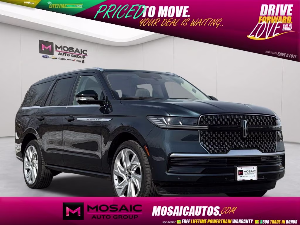 2025 Blue Metallic Lincoln Navigator Reserve 4X4 SUV
