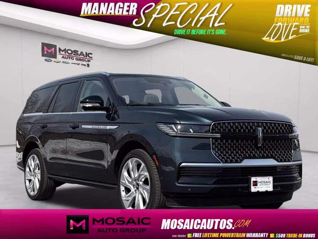 2025 Blue Metallic Lincoln Navigator Reserve 4X4 SUV