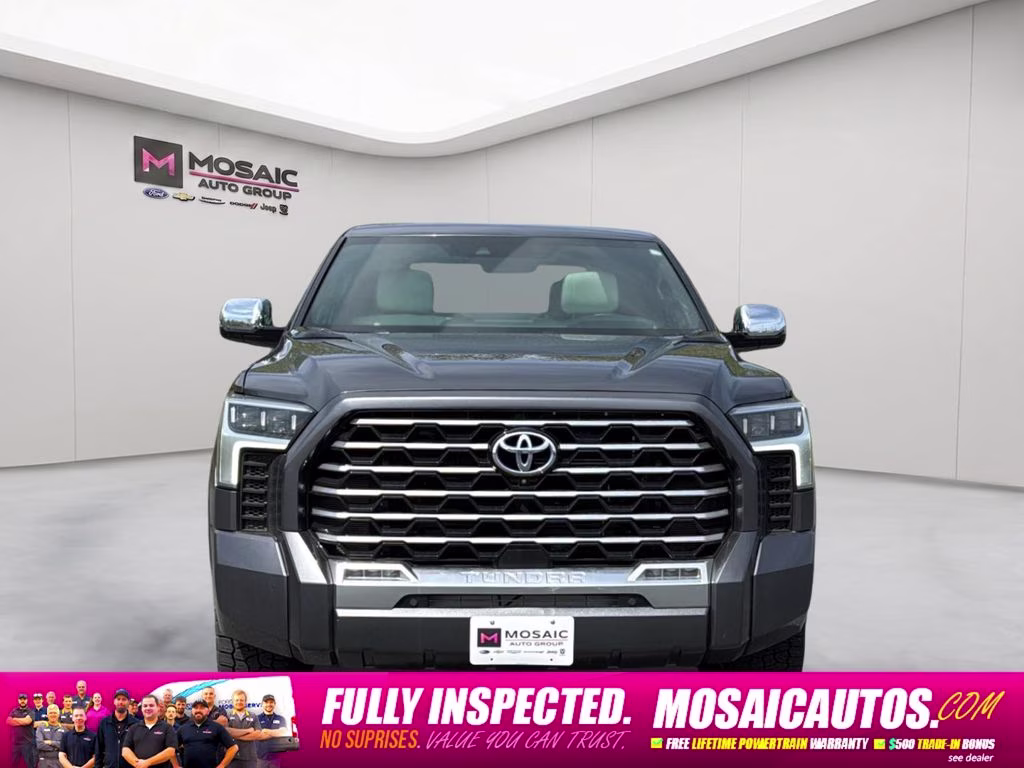 2023 Magnetic Gray Metallic Toyota Tundra Hybrid Capstone 4X4 Truck