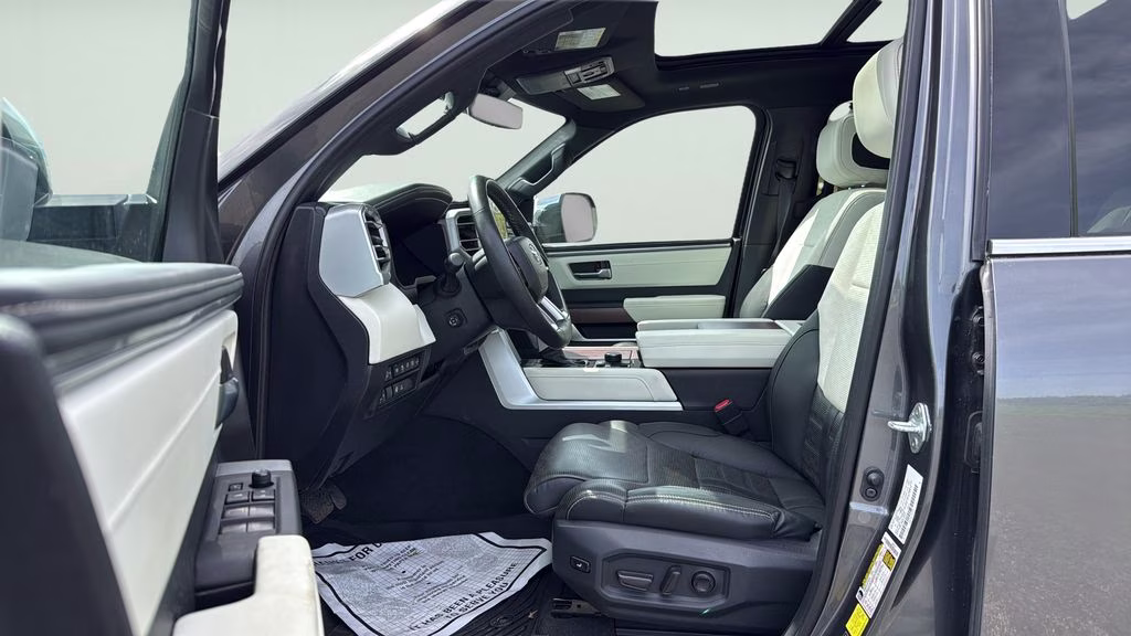2023 Magnetic Gray Metallic Toyota Tundra Hybrid Capstone 4X4 Truck