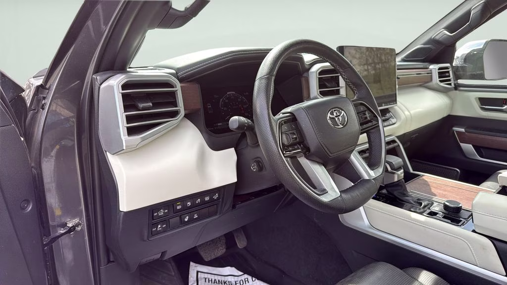 2023 Magnetic Gray Metallic Toyota Tundra Hybrid Capstone 4X4 Truck