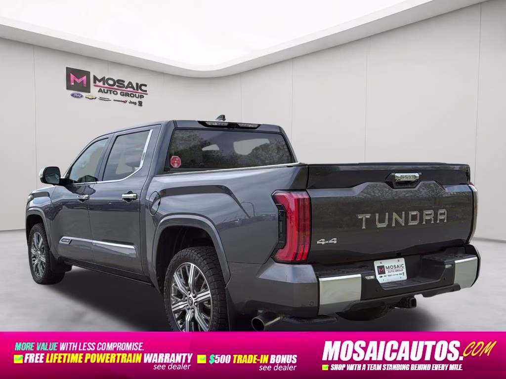 2023 Magnetic Gray Metallic Toyota Tundra Hybrid Capstone 4X4 Truck