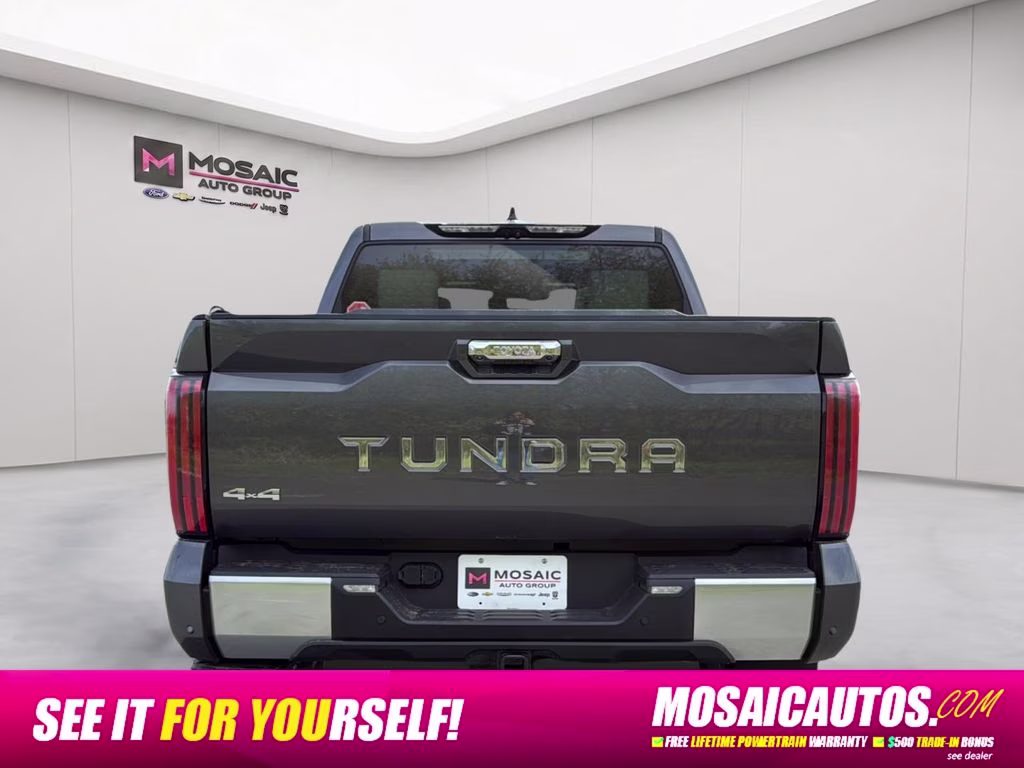 2023 Magnetic Gray Metallic Toyota Tundra Hybrid Capstone 4X4 Truck
