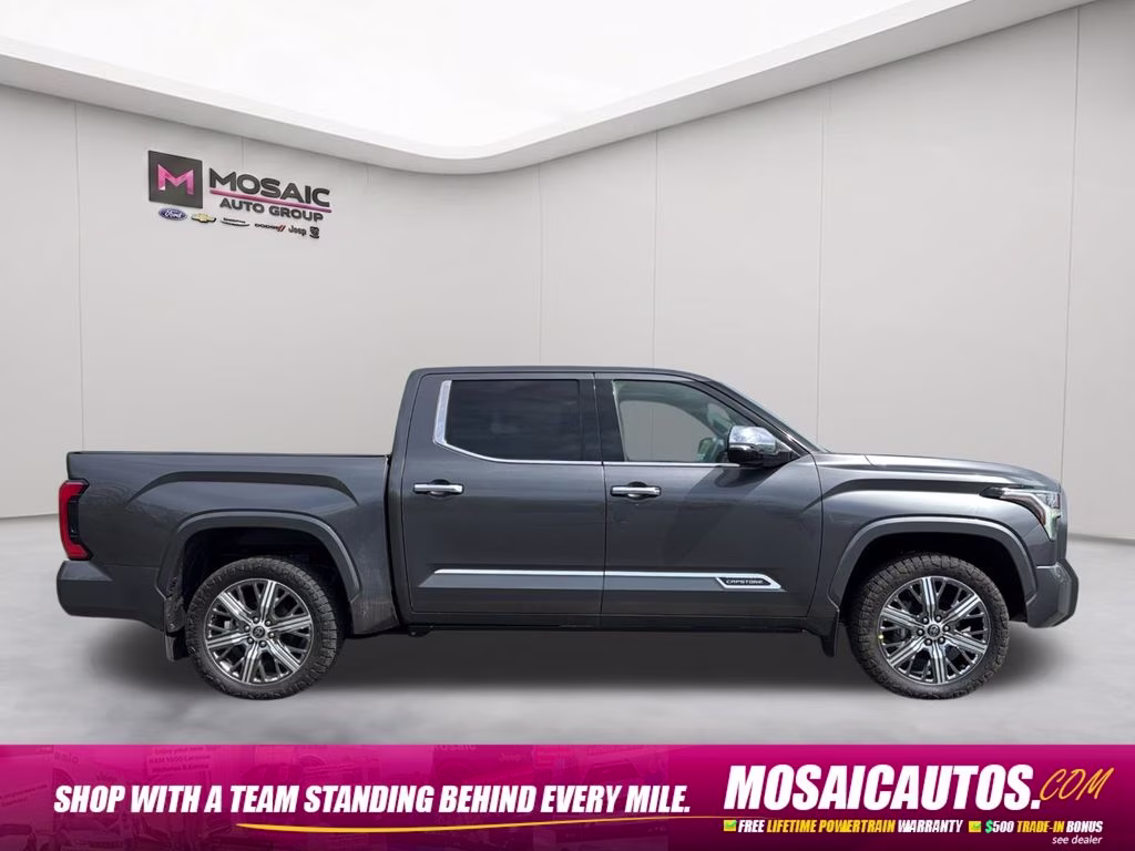 2023 Magnetic Gray Metallic Toyota Tundra Hybrid Capstone 4X4 Truck