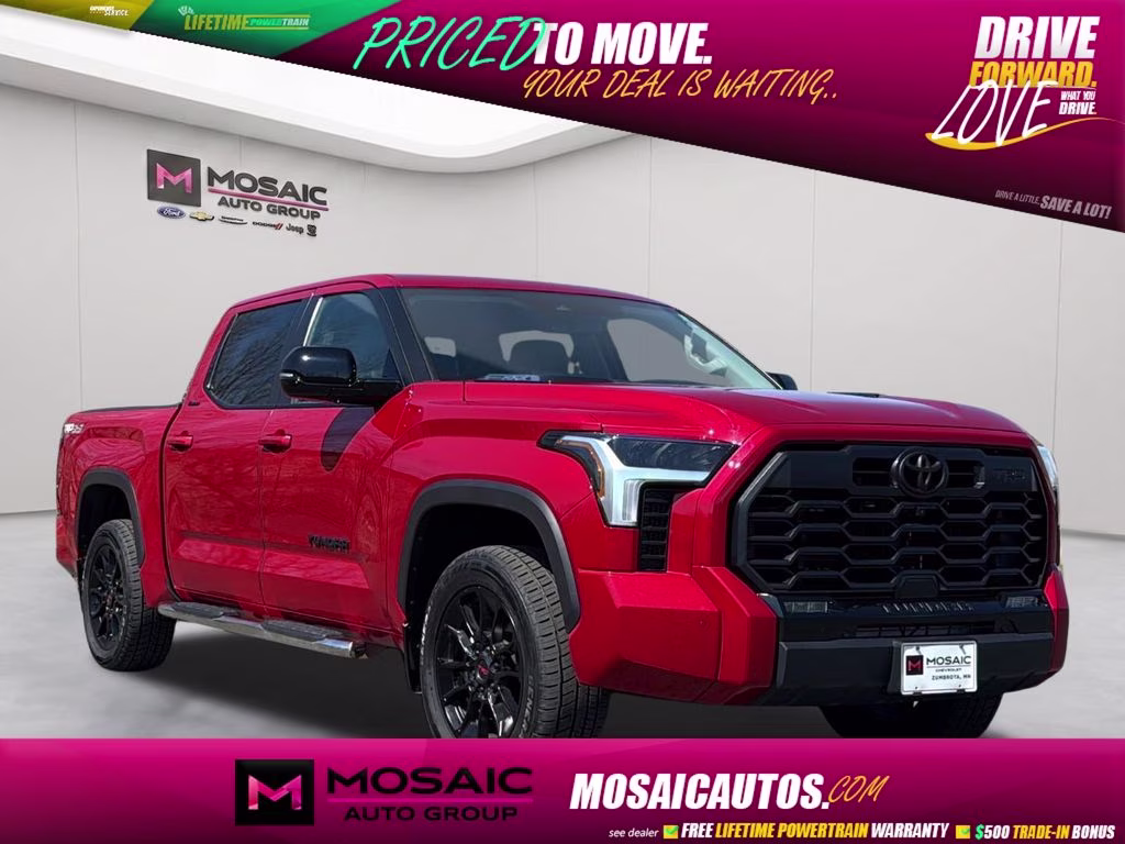 2024 Supersonic Red Toyota Tundra Hybrid Limited 4X4 Truck