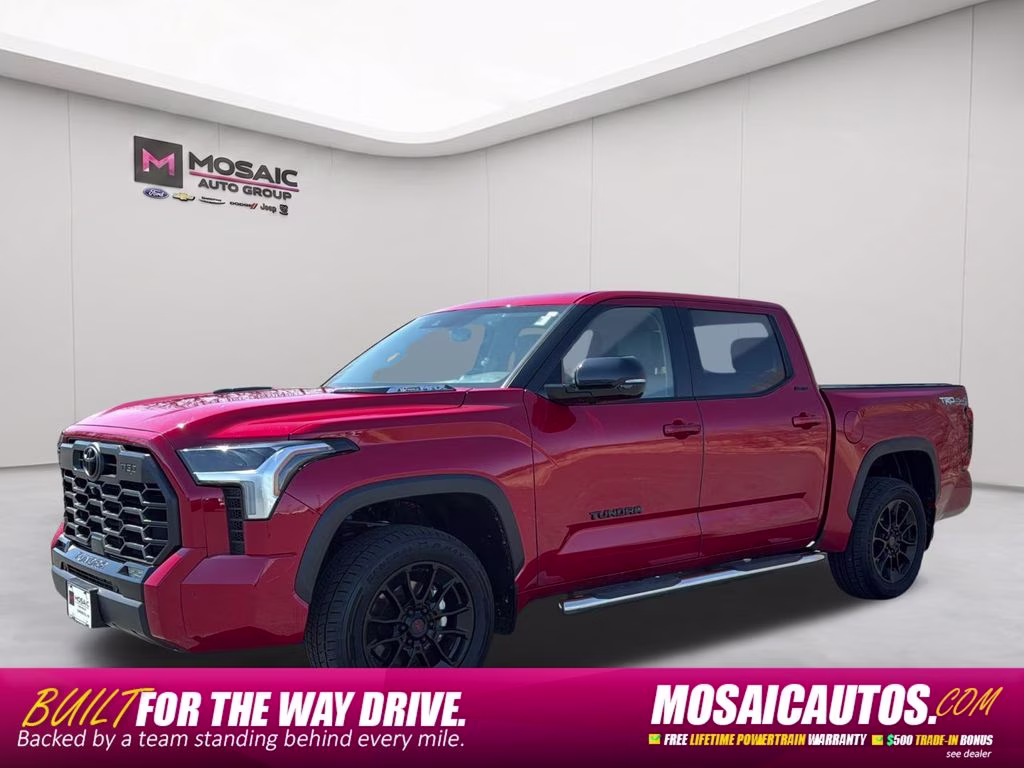 2024 Supersonic Red Toyota Tundra Hybrid Limited 4X4 Truck