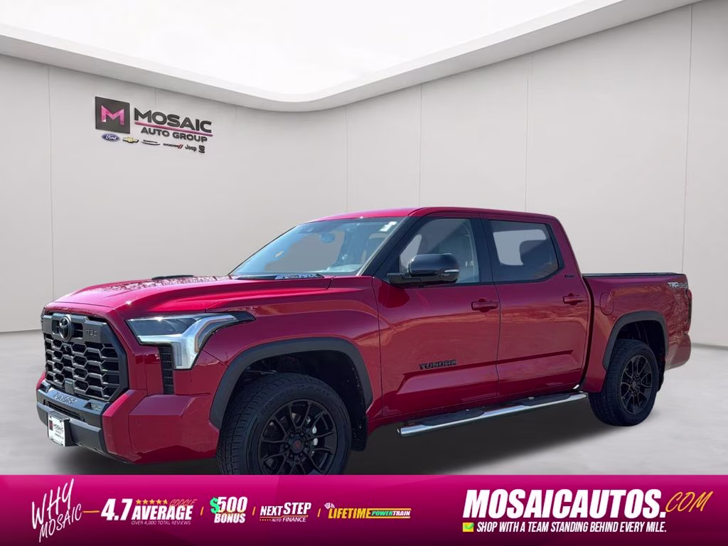 2024 Supersonic Red Toyota Tundra Hybrid Limited 4X4 Truck