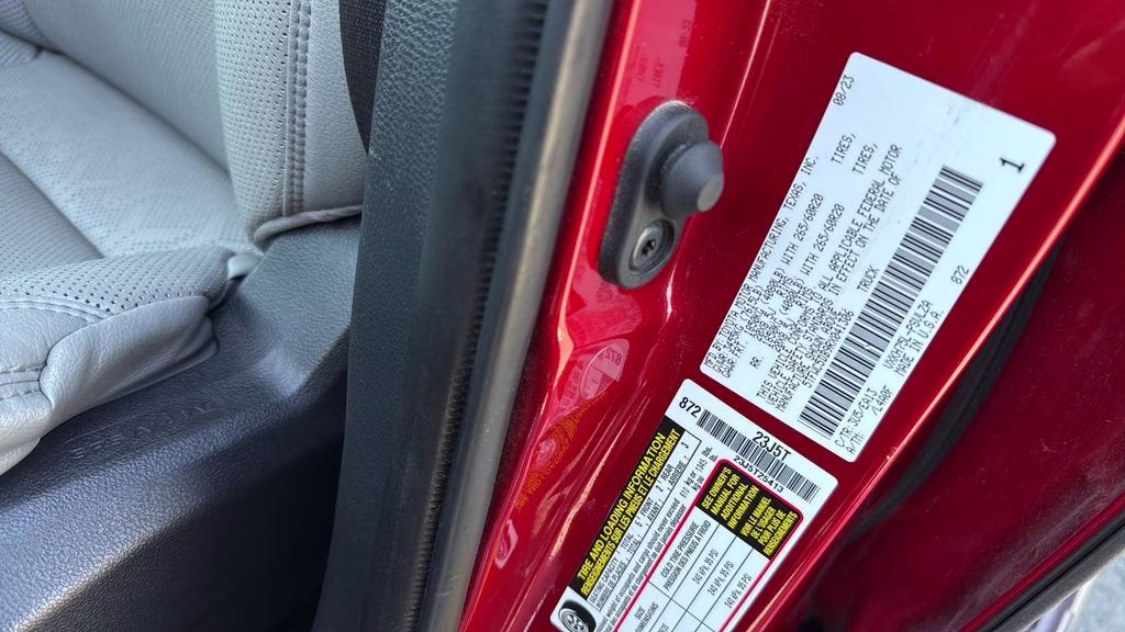 2024 Supersonic Red Toyota Tundra Hybrid Limited 4X4 Truck