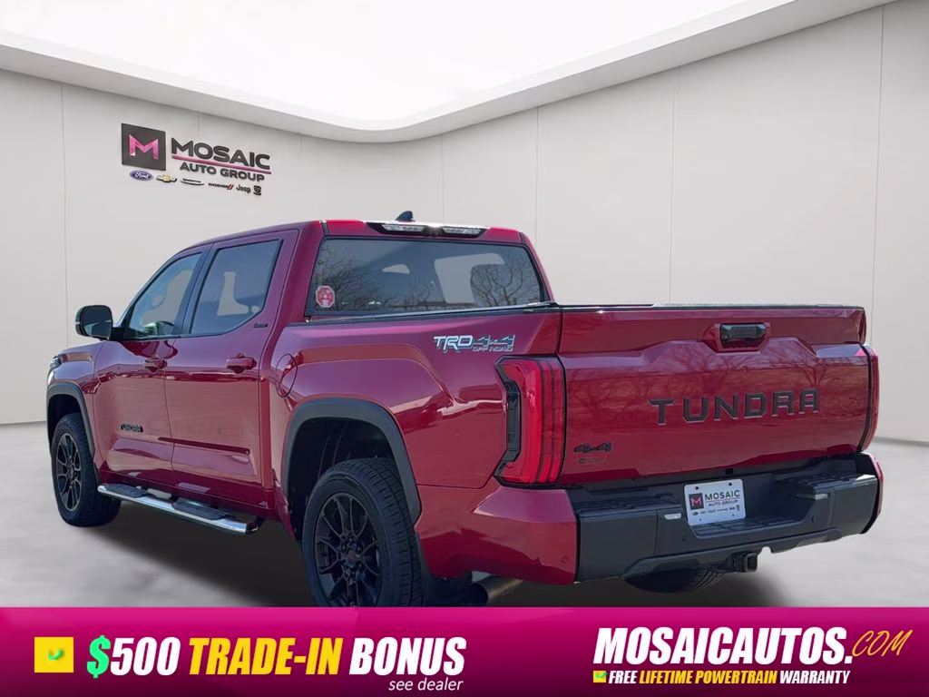 2024 Supersonic Red Toyota Tundra Hybrid Limited 4X4 Truck