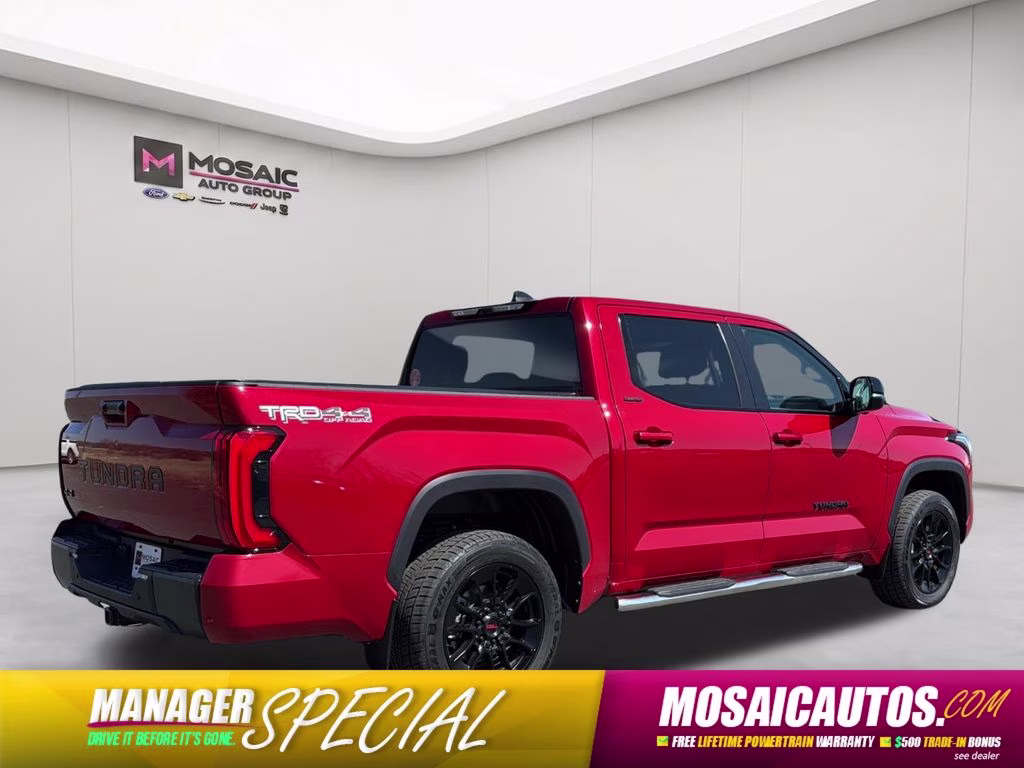2024 Supersonic Red Toyota Tundra Hybrid Limited 4X4 Truck