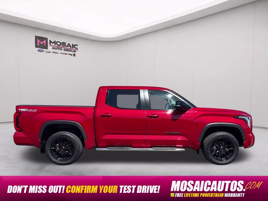2024 Supersonic Red Toyota Tundra Hybrid Limited 4X4 Truck