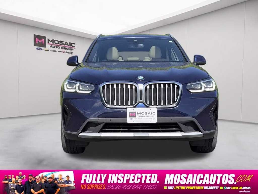 2022 Blue BMW X3 xDrive30i AWD SUV