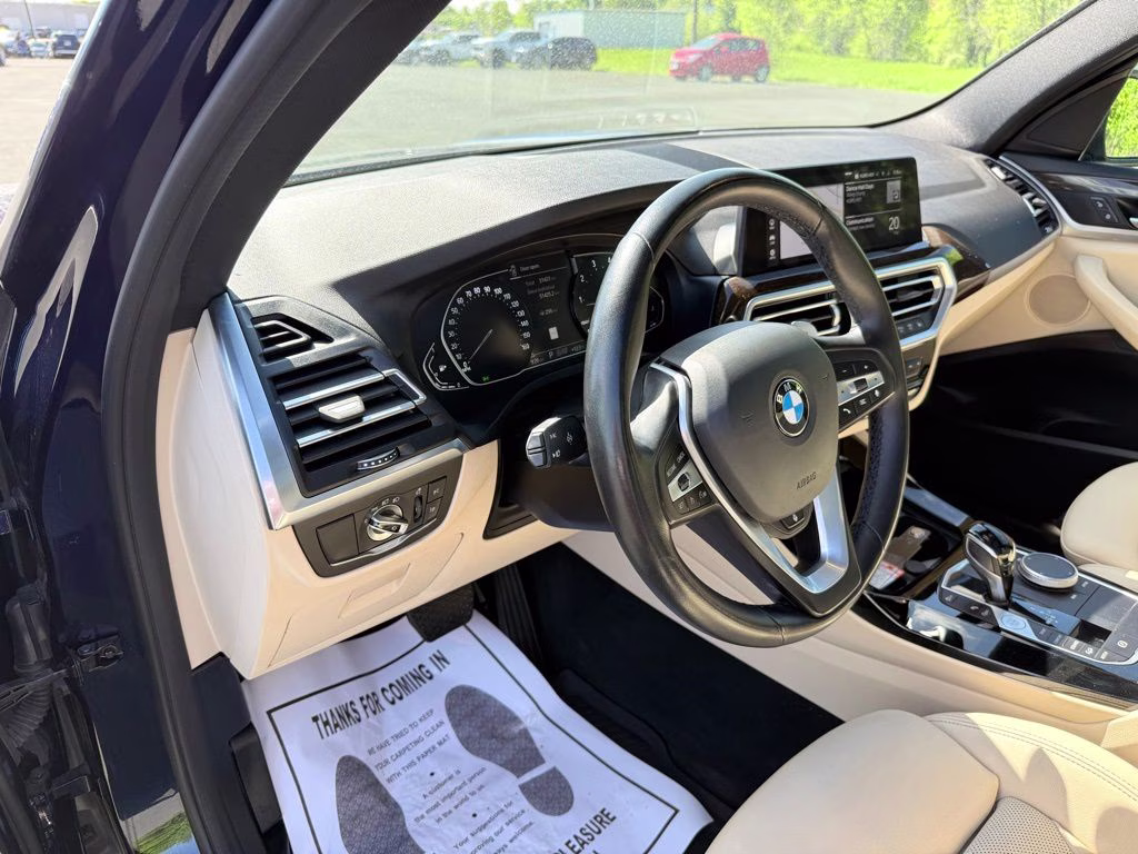 2022 Blue BMW X3 xDrive30i AWD SUV