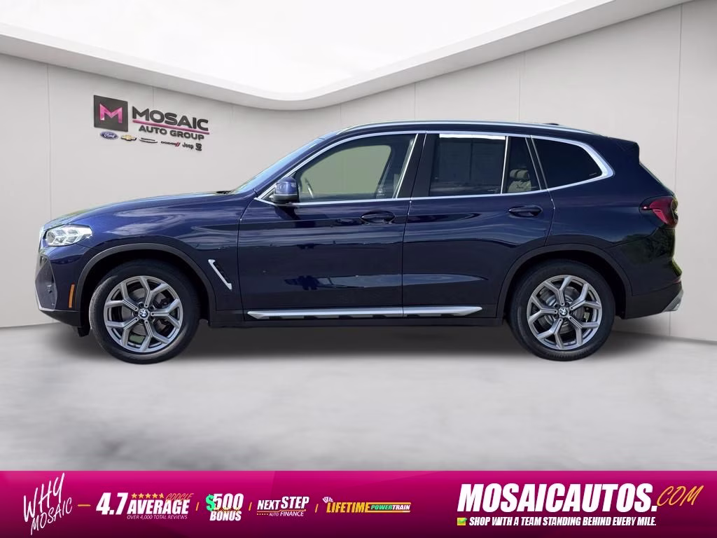 2022 Blue BMW X3 xDrive30i AWD SUV