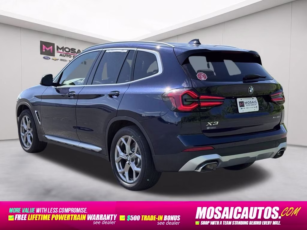 2022 Blue BMW X3 xDrive30i AWD SUV