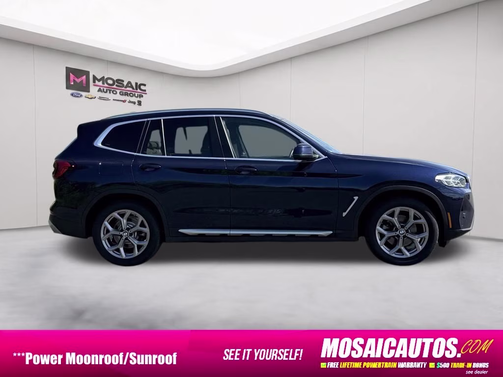 2022 Blue BMW X3 xDrive30i AWD SUV
