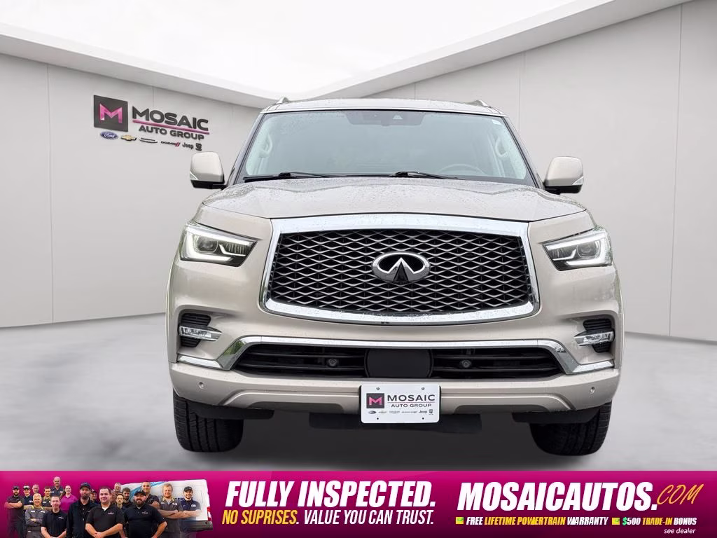 2023 Champagne Quartz INFINITI QX80 LUXE 4X4 SUV