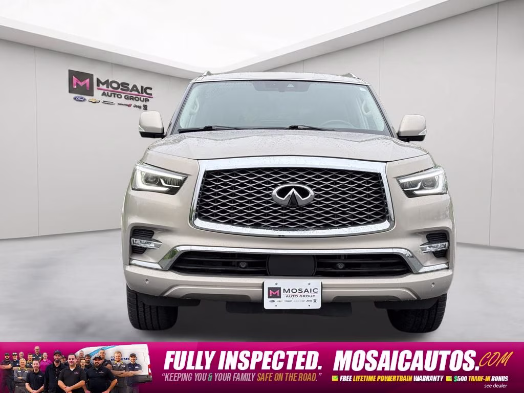 2023 Champagne Quartz INFINITI QX80 LUXE 4X4 SUV