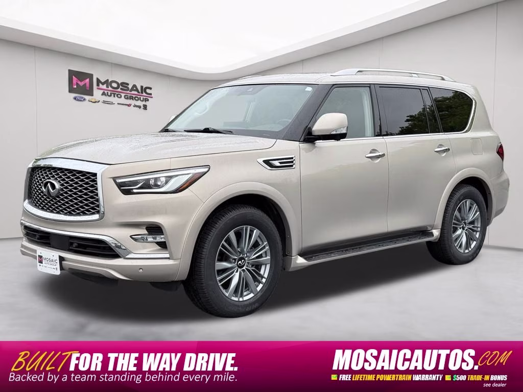 2023 Champagne Quartz INFINITI QX80 LUXE 4X4 SUV