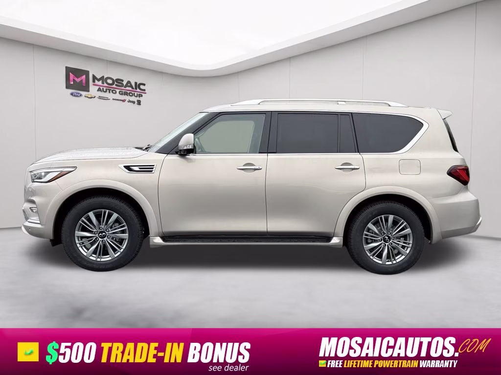 2023 Champagne Quartz INFINITI QX80 LUXE 4X4 SUV