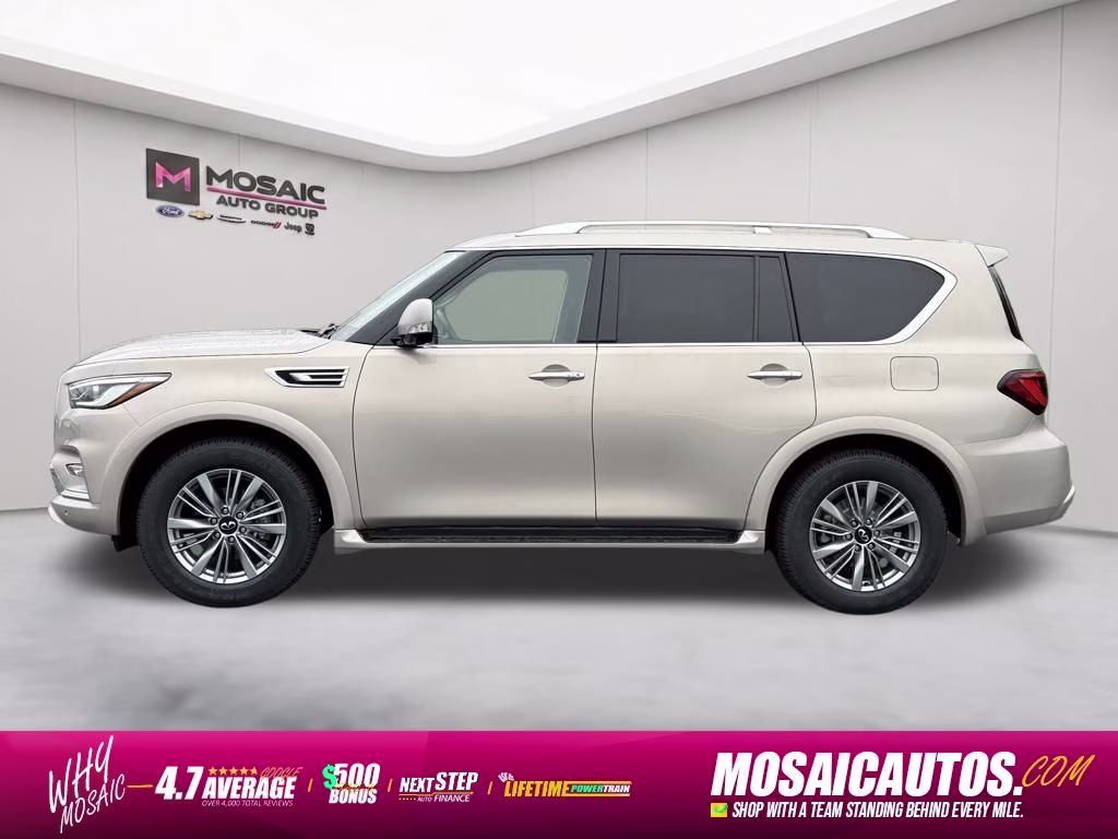 2023 Champagne Quartz INFINITI QX80 LUXE 4X4 SUV