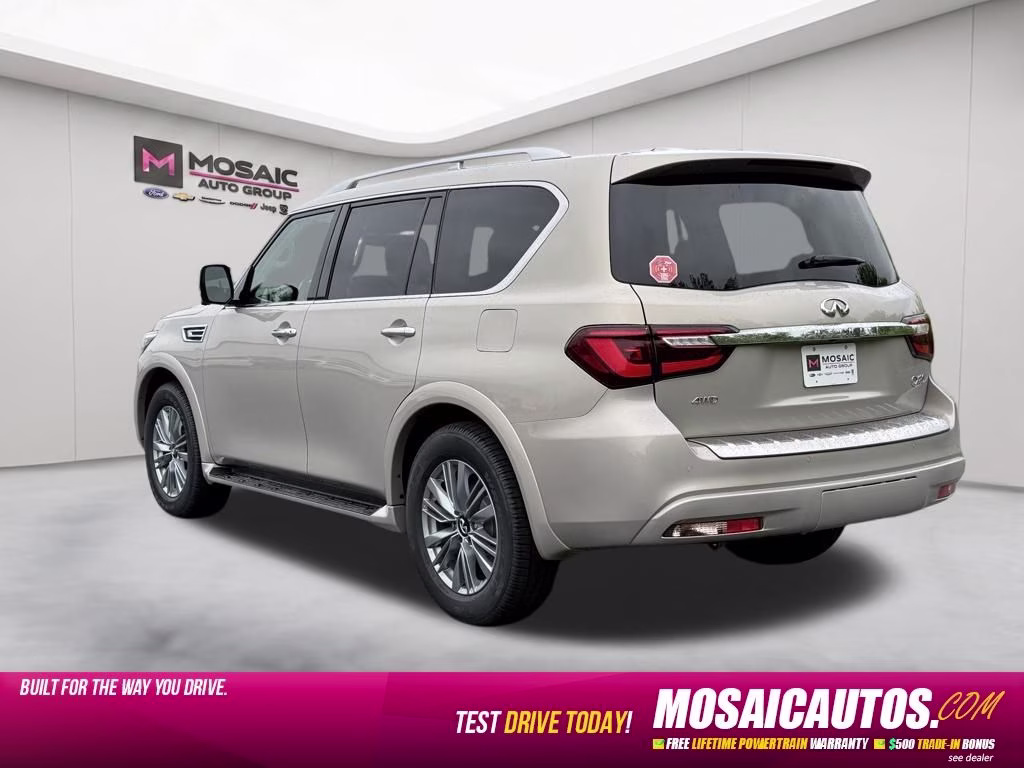 2023 Champagne Quartz INFINITI QX80 LUXE 4X4 SUV