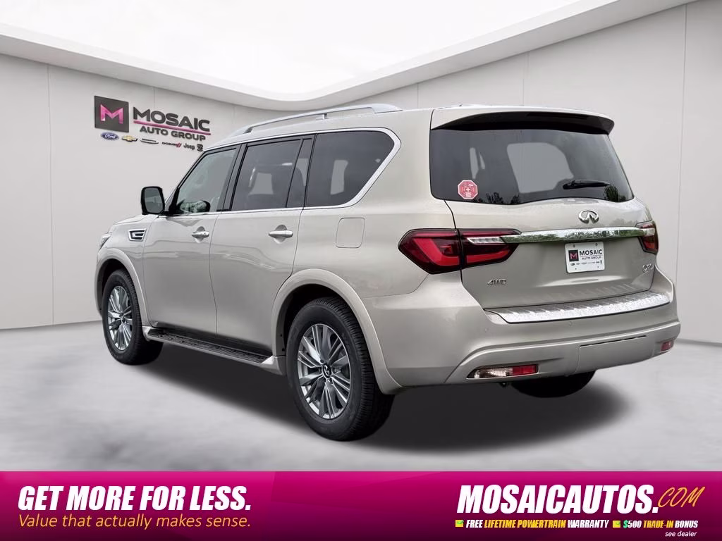 2023 Champagne Quartz INFINITI QX80 LUXE 4X4 SUV