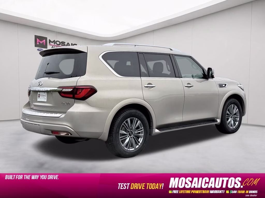 2023 Champagne Quartz INFINITI QX80 LUXE 4X4 SUV