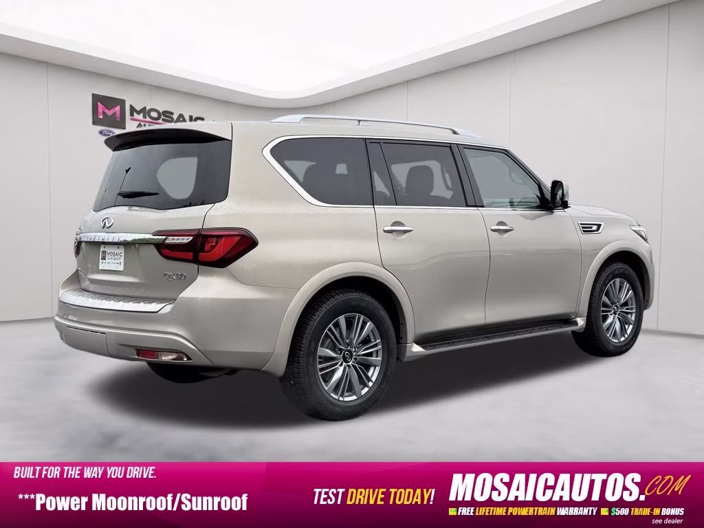 2023 Champagne Quartz INFINITI QX80 LUXE 4X4 SUV