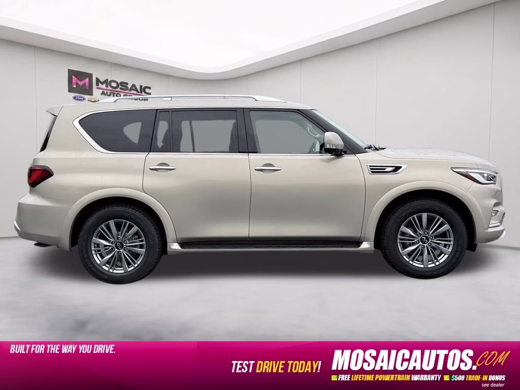 2023 Champagne Quartz INFINITI QX80 LUXE 4X4 SUV
