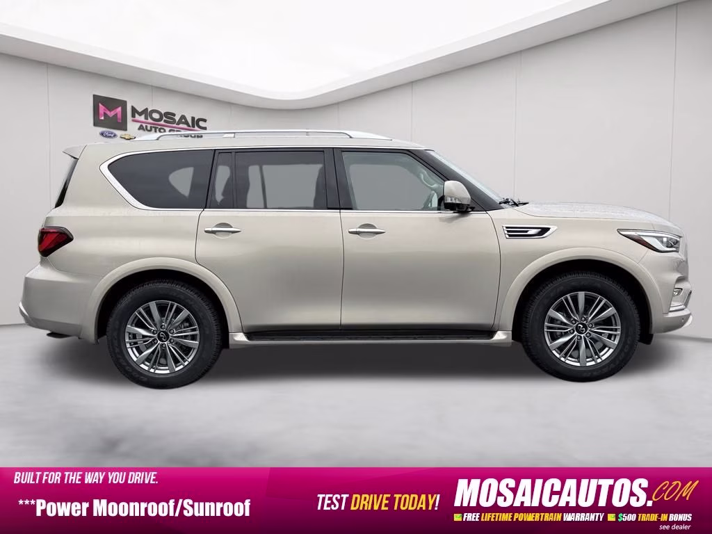 2023 Champagne Quartz INFINITI QX80 LUXE 4X4 SUV