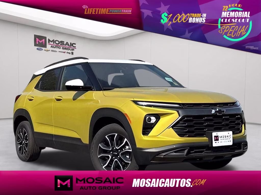 2025 Nitro Yellow Metallic Chevrolet Trailblazer ACTIV AWD SUV