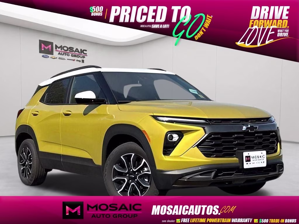 2025 Nitro Yellow Metallic Chevrolet Trailblazer ACTIV AWD SUV