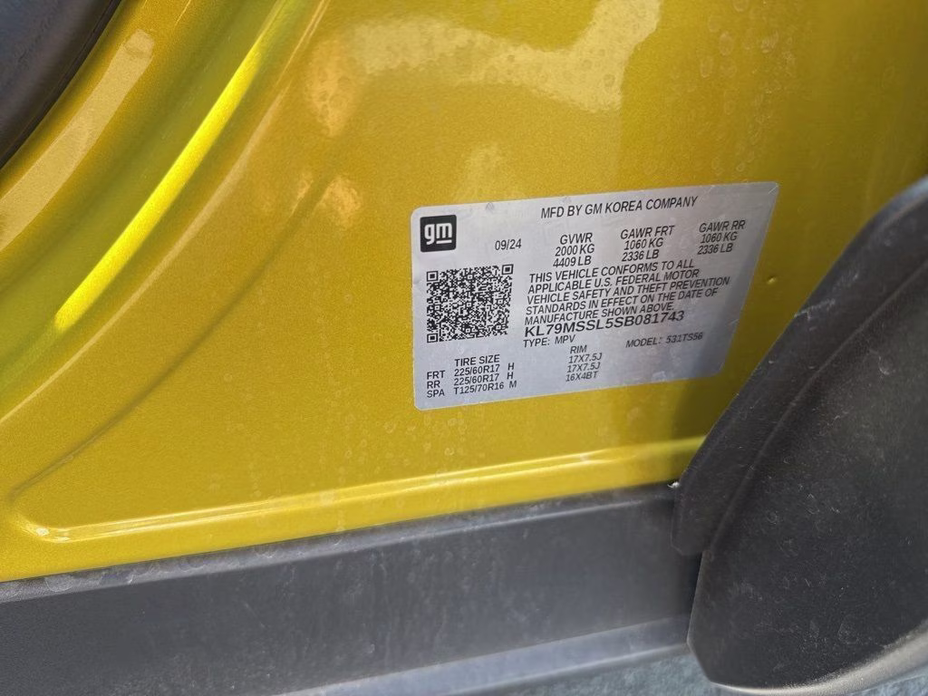 2025 Nitro Yellow Metallic Chevrolet Trailblazer ACTIV AWD SUV