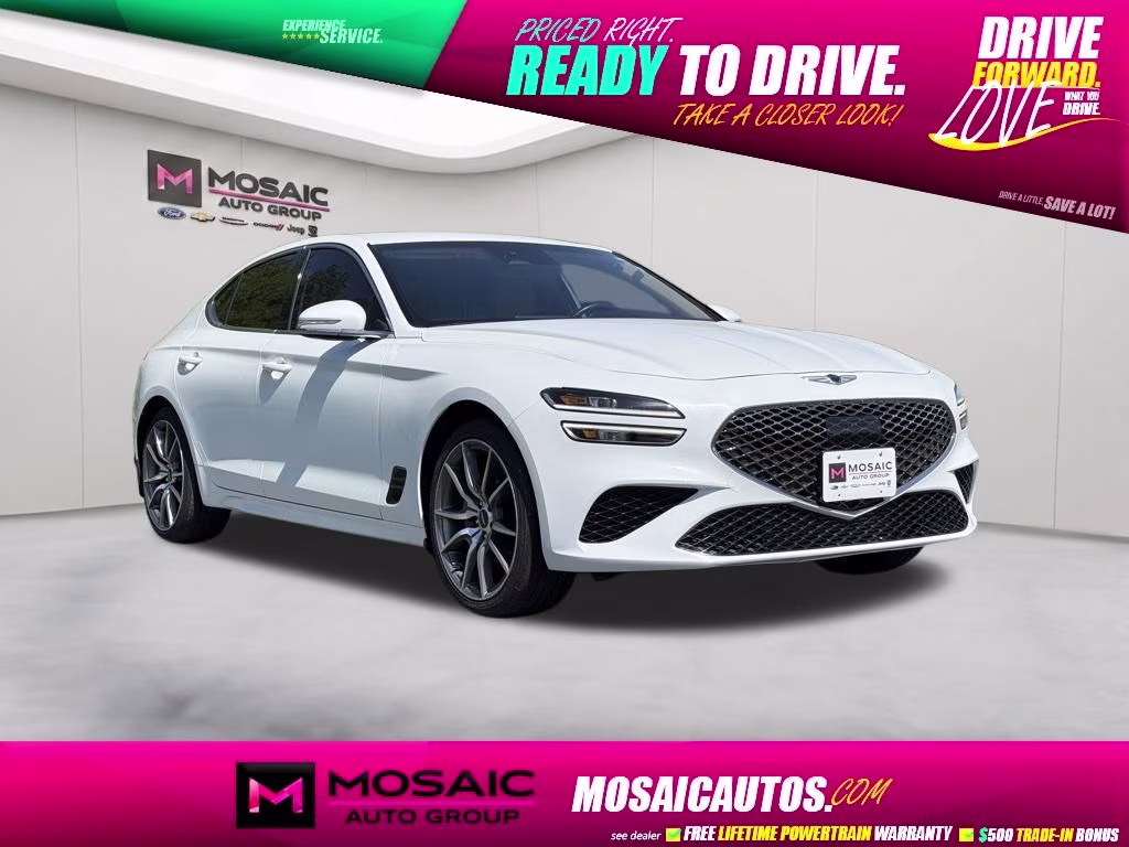 2022 Uyuni White Genesis G70 3.3T AWD Sedan