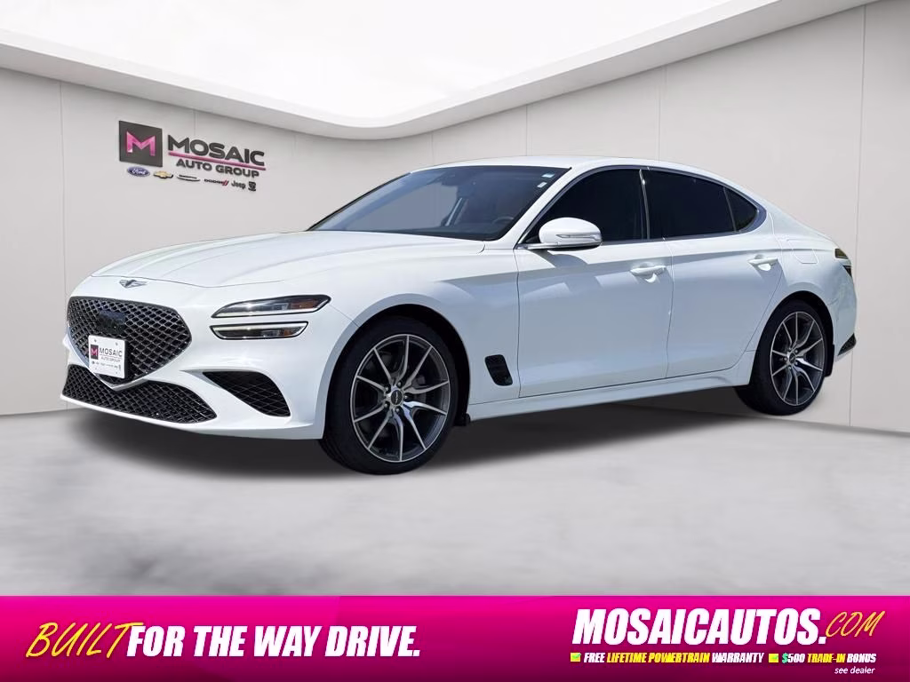 2022 Uyuni White Genesis G70 3.3T AWD Sedan