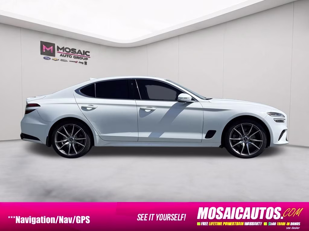 2022 Uyuni White Genesis G70 3.3T AWD Sedan