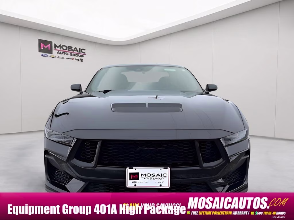 2026 Shadow Black Ford Mustang GT Premium RWD Coupe