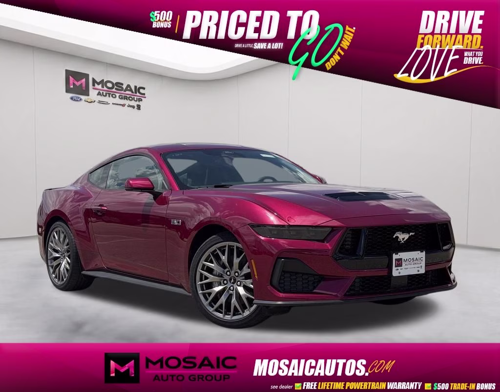 2026 Molten Magenta Metallic Tinted Clearcoat Ford Mustang GT Premium RWD Coupe
