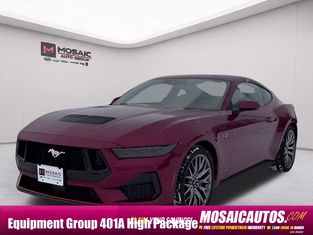 2026 Molten Magenta Metallic Tinted Clearcoat Ford Mustang GT Premium RWD Coupe