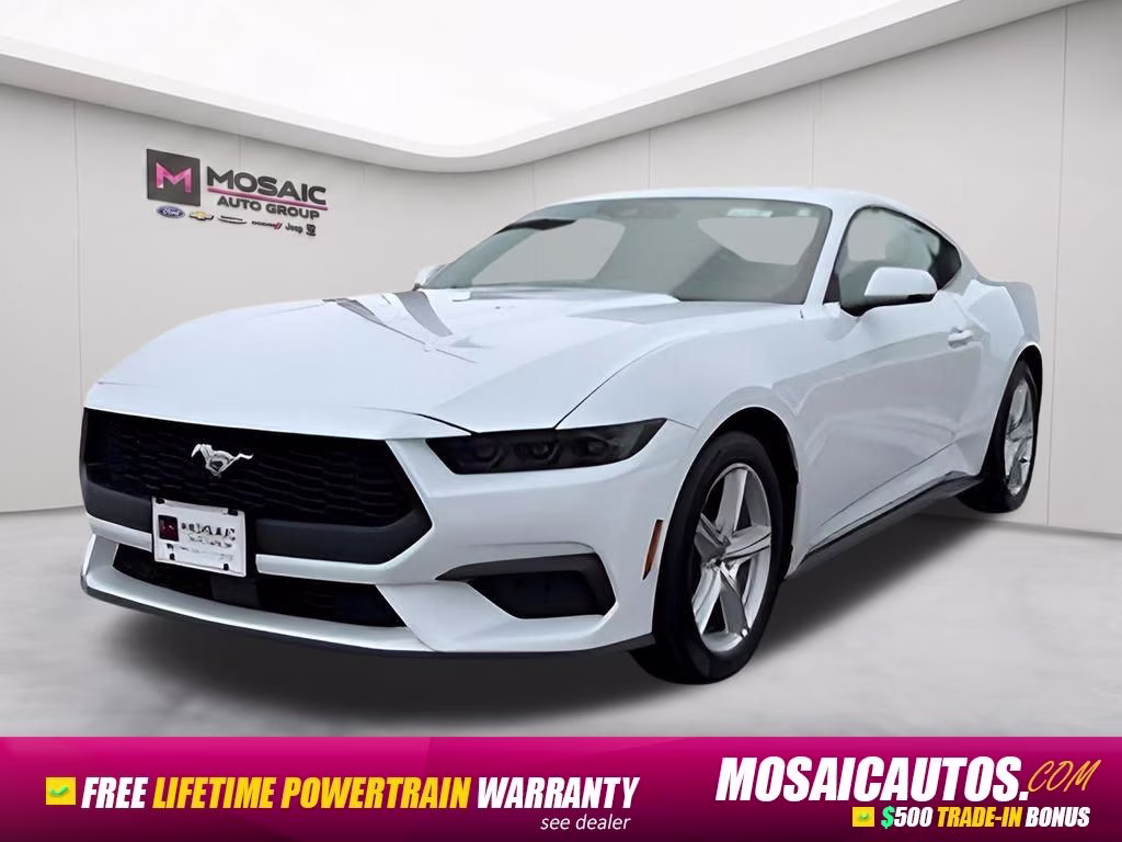 2026 Oxford White Ford Mustang EcoBoost Premium RWD Coupe