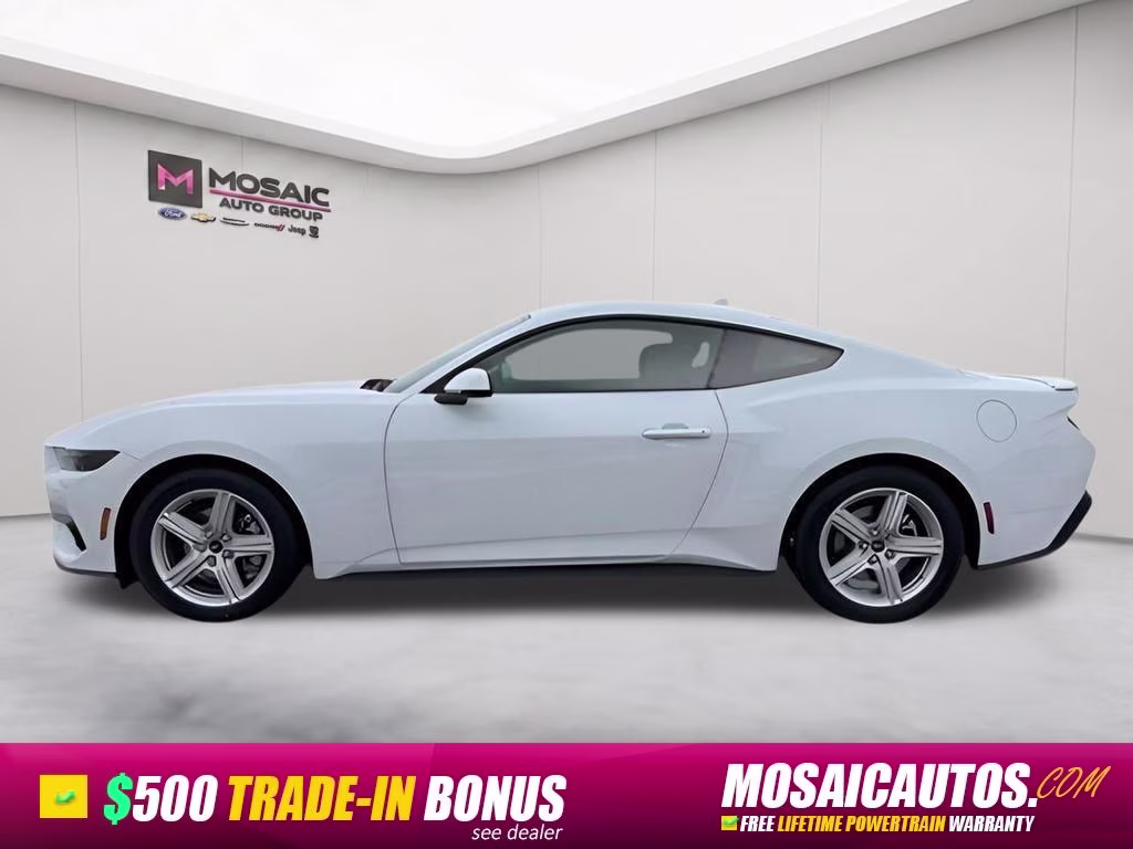 2026 Oxford White Ford Mustang EcoBoost Premium RWD Coupe