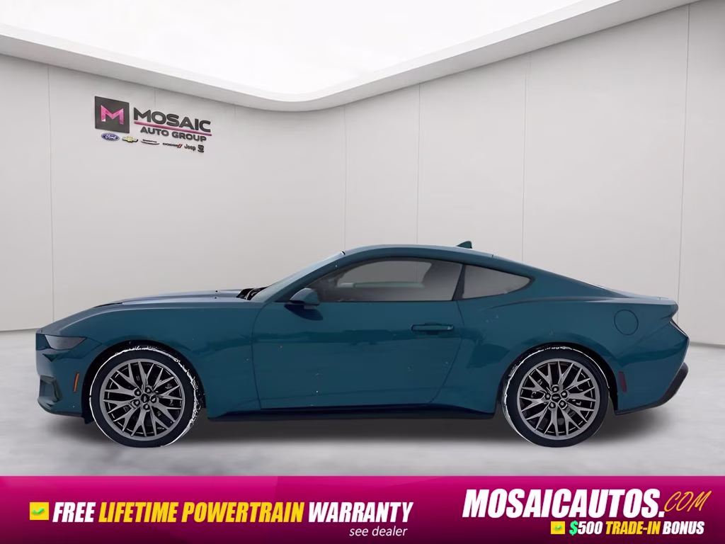 2026 Adriatic Blue Metallic Ford Mustang EcoBoost Premium RWD Coupe