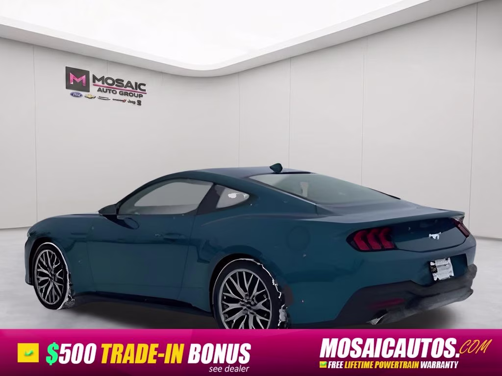 2026 Adriatic Blue Metallic Ford Mustang EcoBoost Premium RWD Coupe